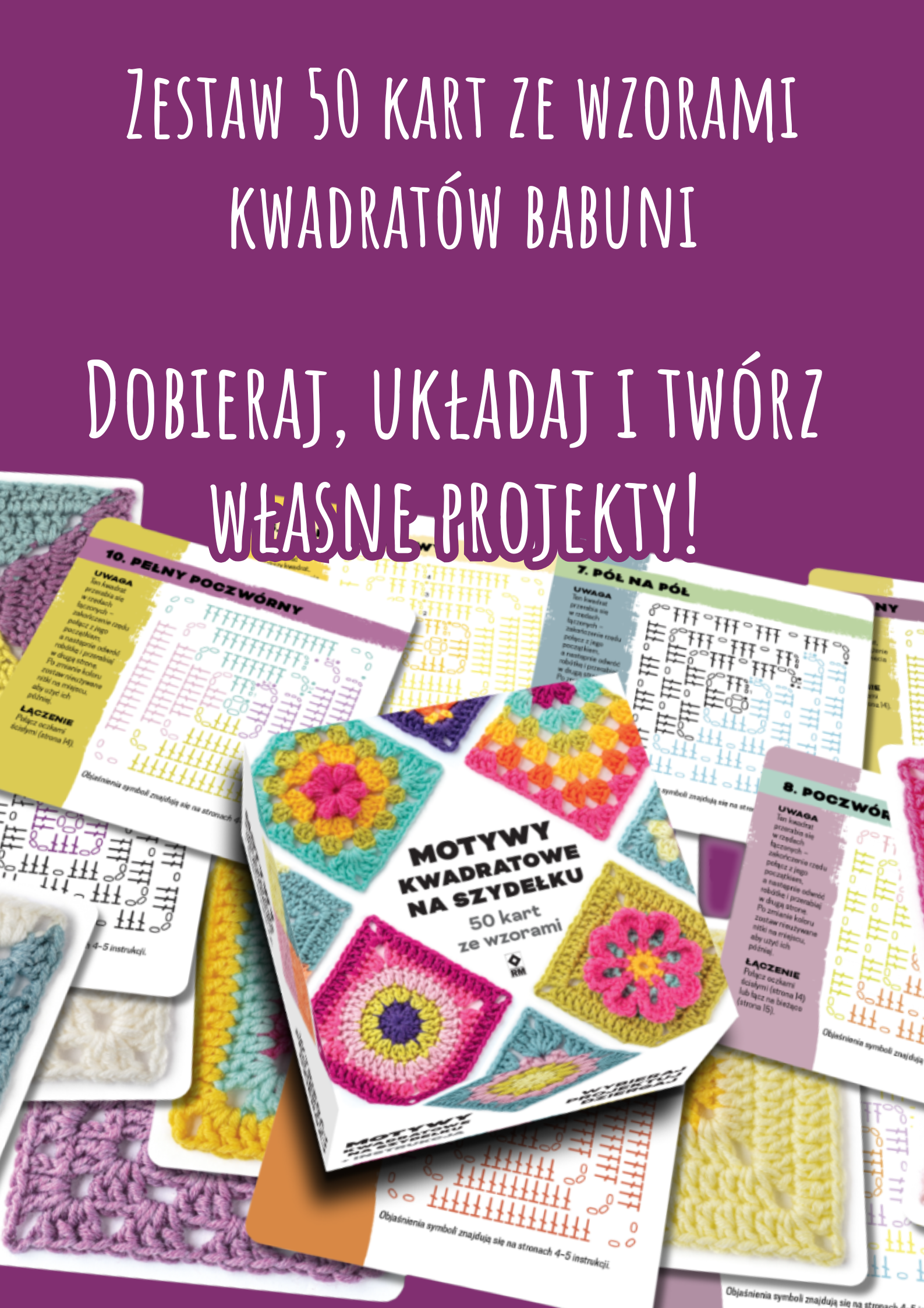 50 wzorów na szydełko zawsze pod ręką!