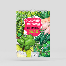 Długopisem malowane. Kalendarz ścienny 2026