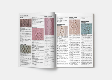 450 ściegów na drutach