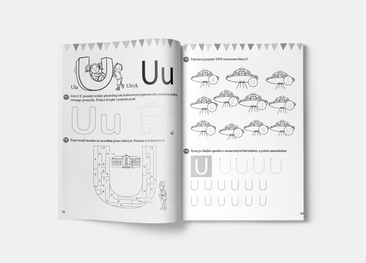 Uczę się pisać i liczyć. Pierwsze literki i cyferki