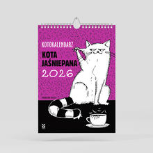 Kotokalendarz kota Jaśniepana 2026 (ścienny)
