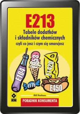 E213. Tabele dodatków i składników chemicznych (e-book)